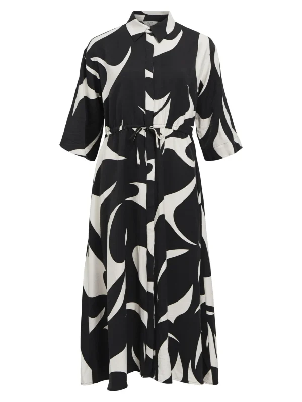 Dame OBJECT PRINTET SKJORTEKJOLE