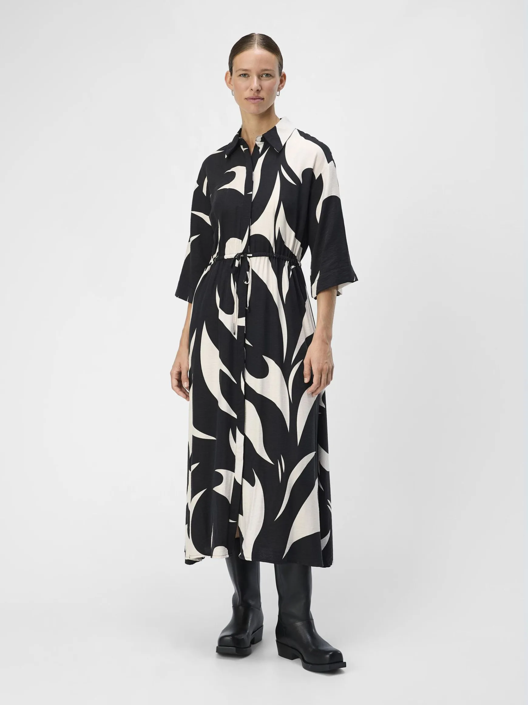 Dame OBJECT PRINTET SKJORTEKJOLE