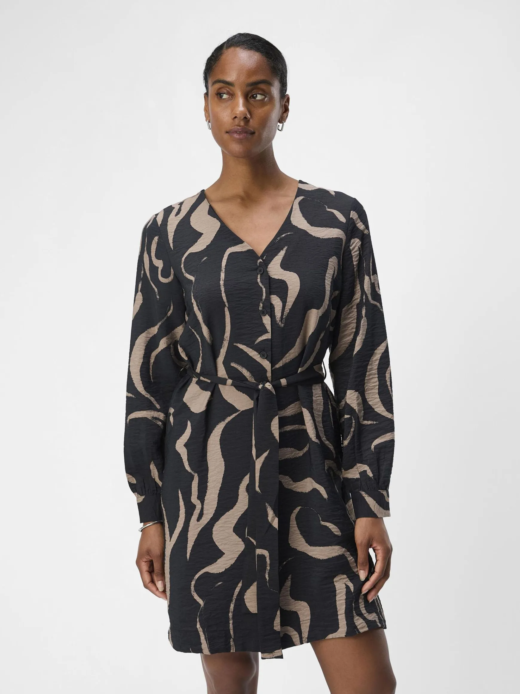 Dame OBJECT PRINTET SKJORTEKJOLE