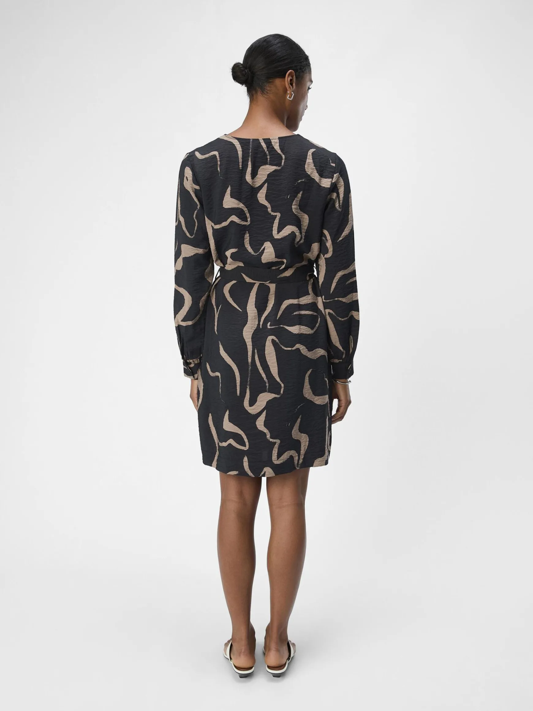 Dame OBJECT PRINTET SKJORTEKJOLE