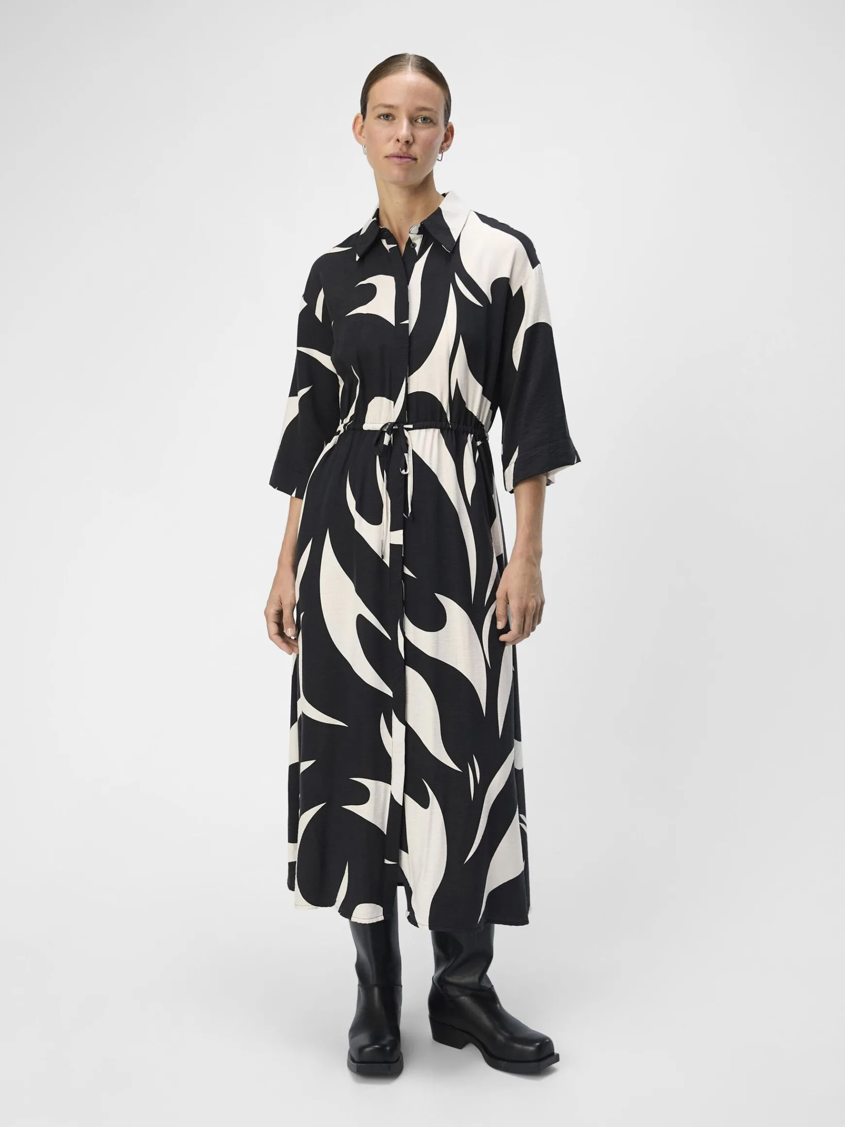 Dame OBJECT PRINTET SKJORTEKJOLE