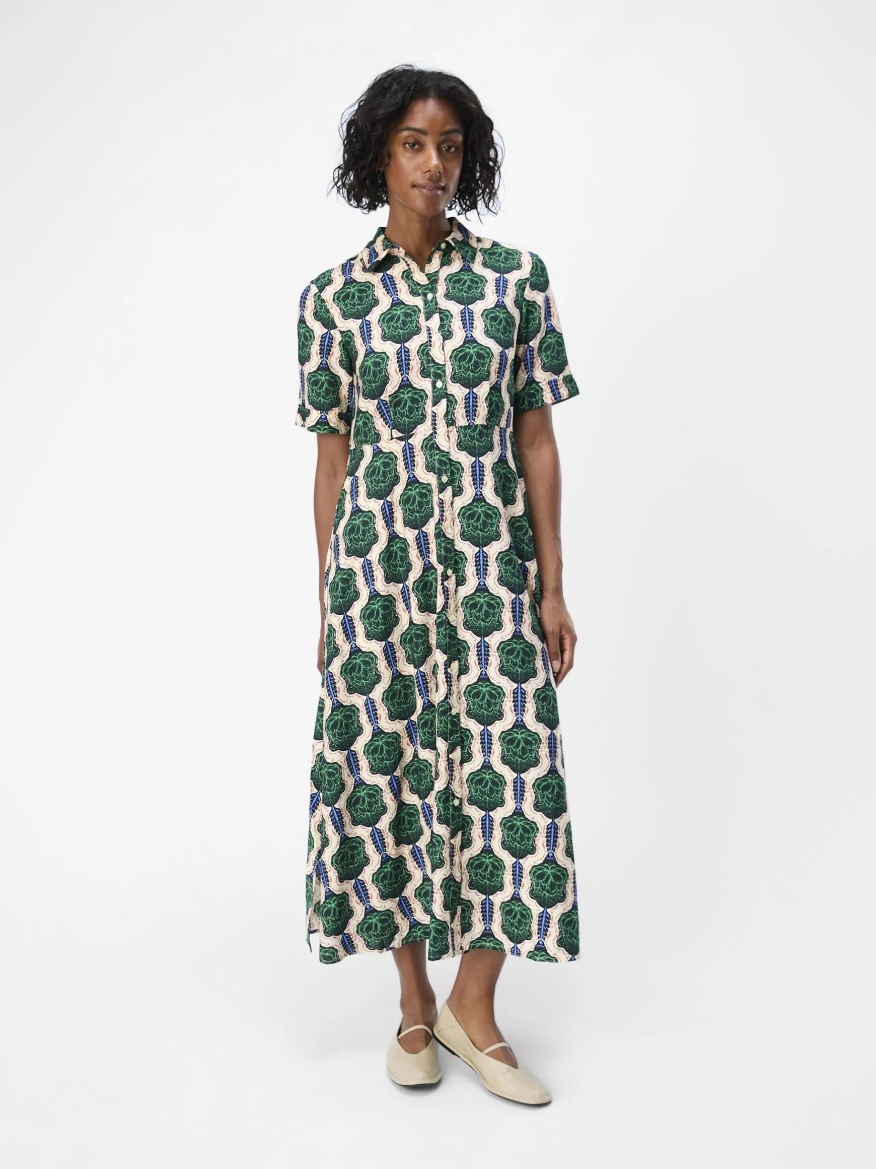 Dame OBJECT PRINTET SKJORTEKJOLE