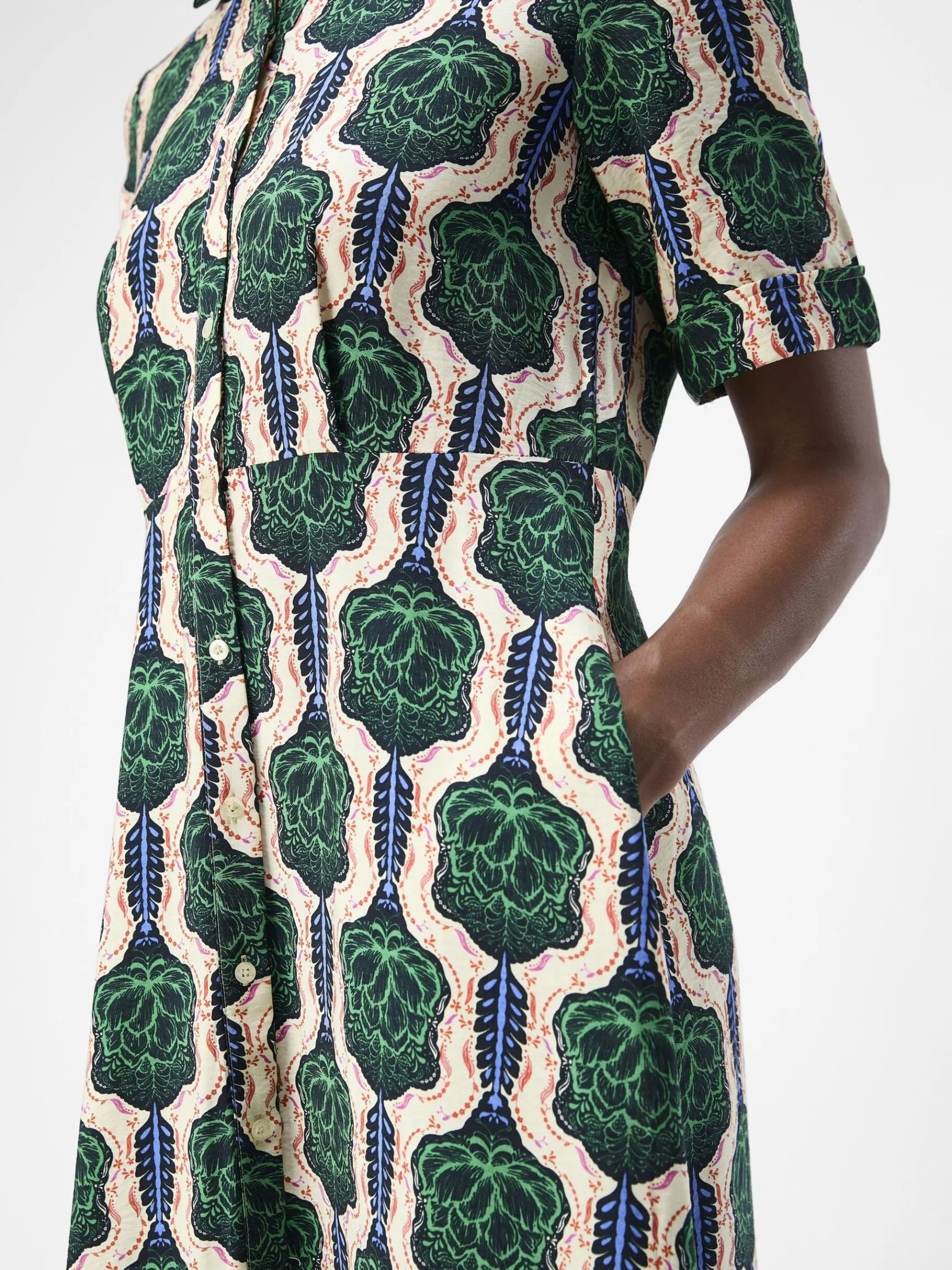 Dame OBJECT PRINTET SKJORTEKJOLE