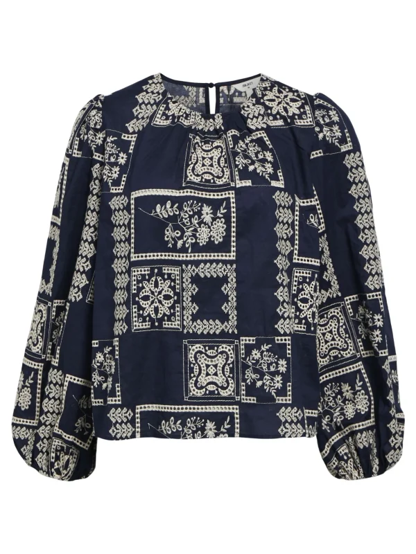 Dame OBJECT PRINTET TOP TOP