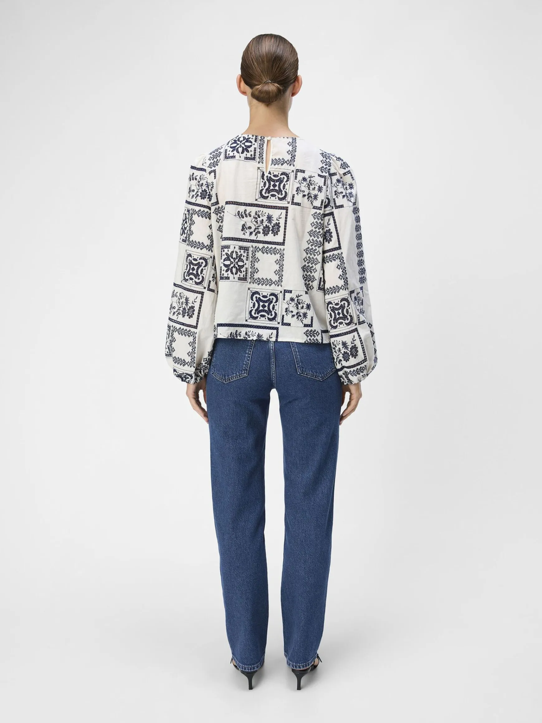 Dame OBJECT PRINTET TOP TOP