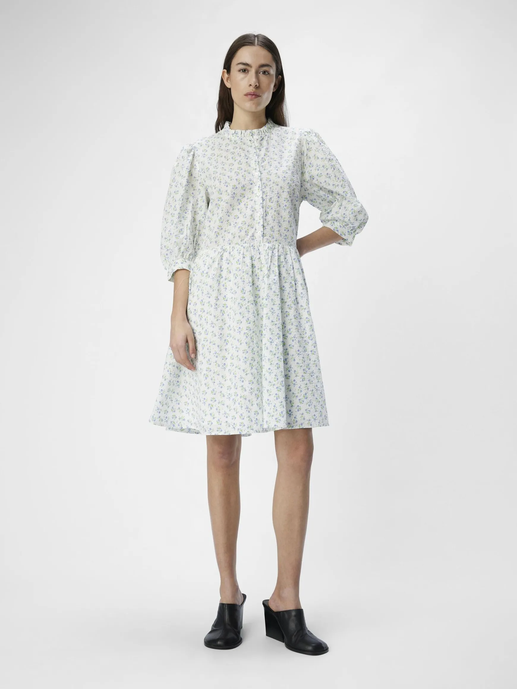 Dame OBJECT PUFÆRMET KORT KJOLE