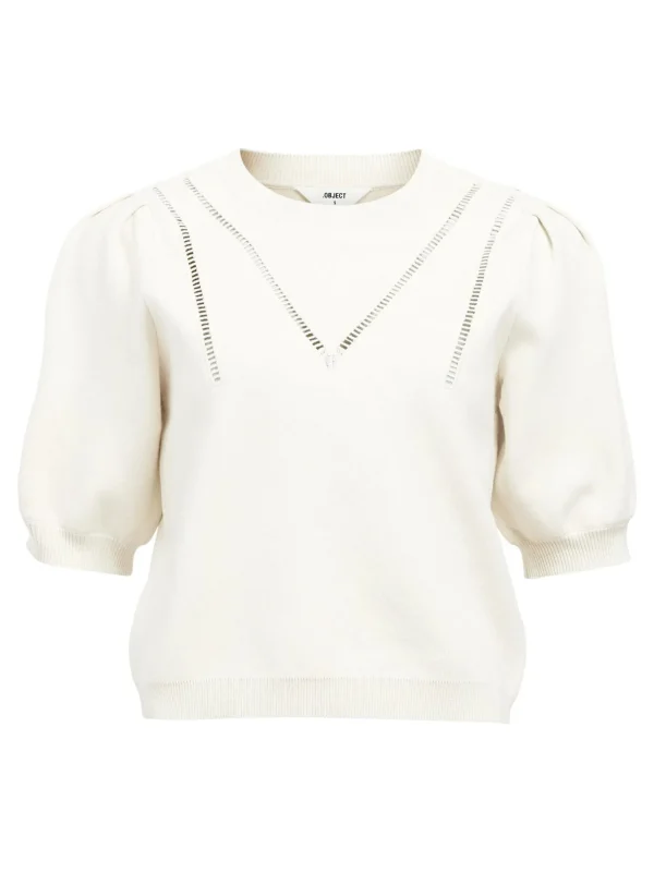 Dame OBJECT PUFÆRMET STRIKKET TOP
