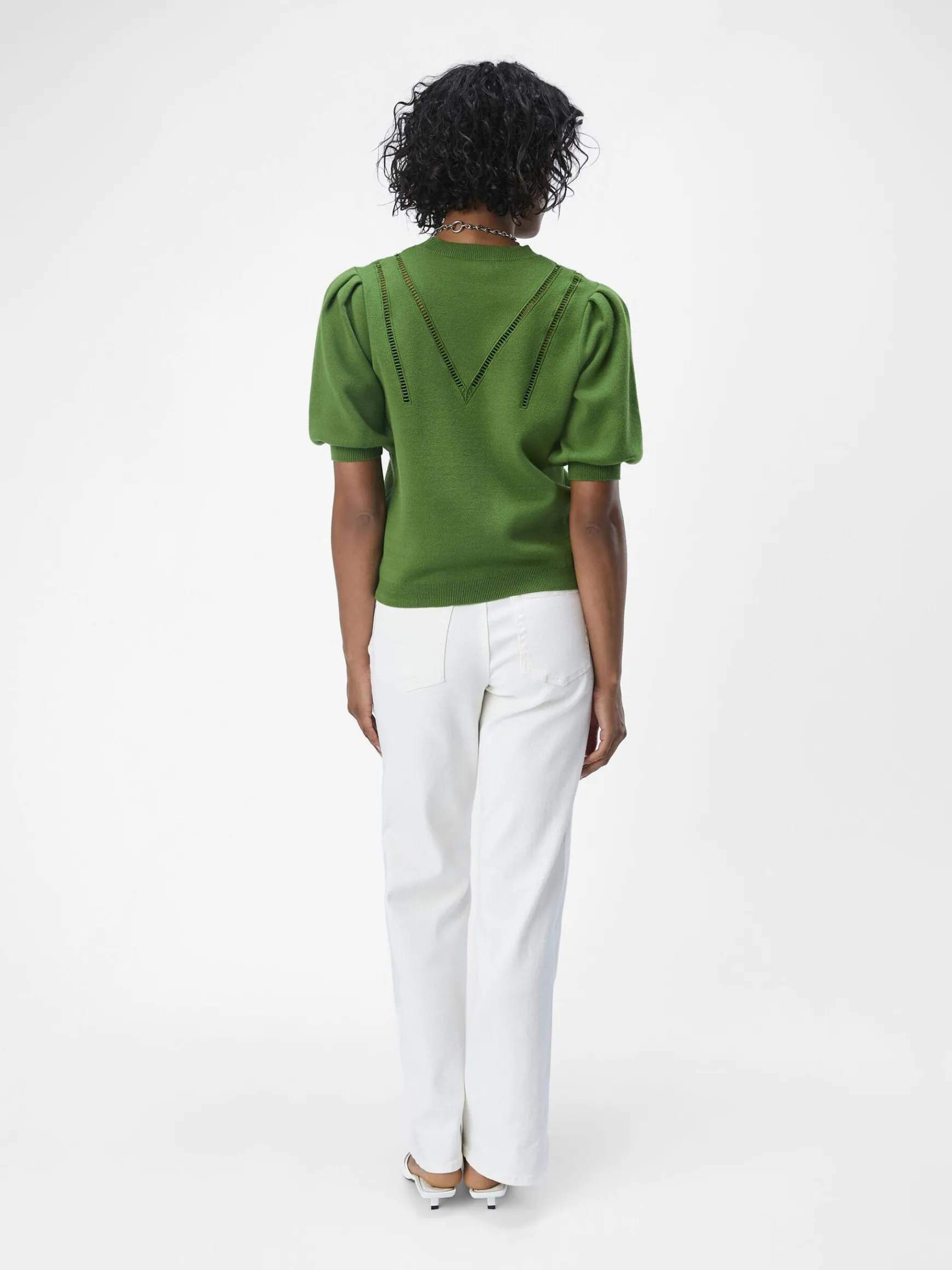 Dame OBJECT PUFÆRMET STRIKKET TOP