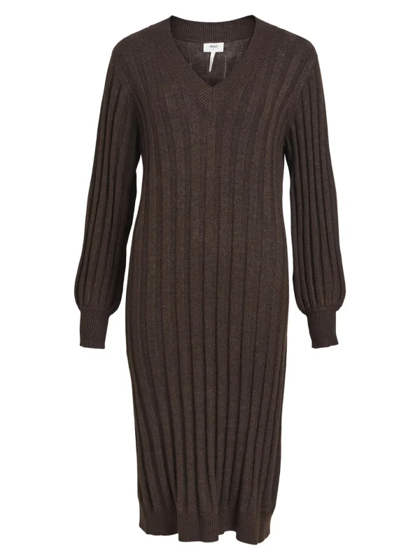 Dame OBJECT RIBSTRIKKET KJOLE