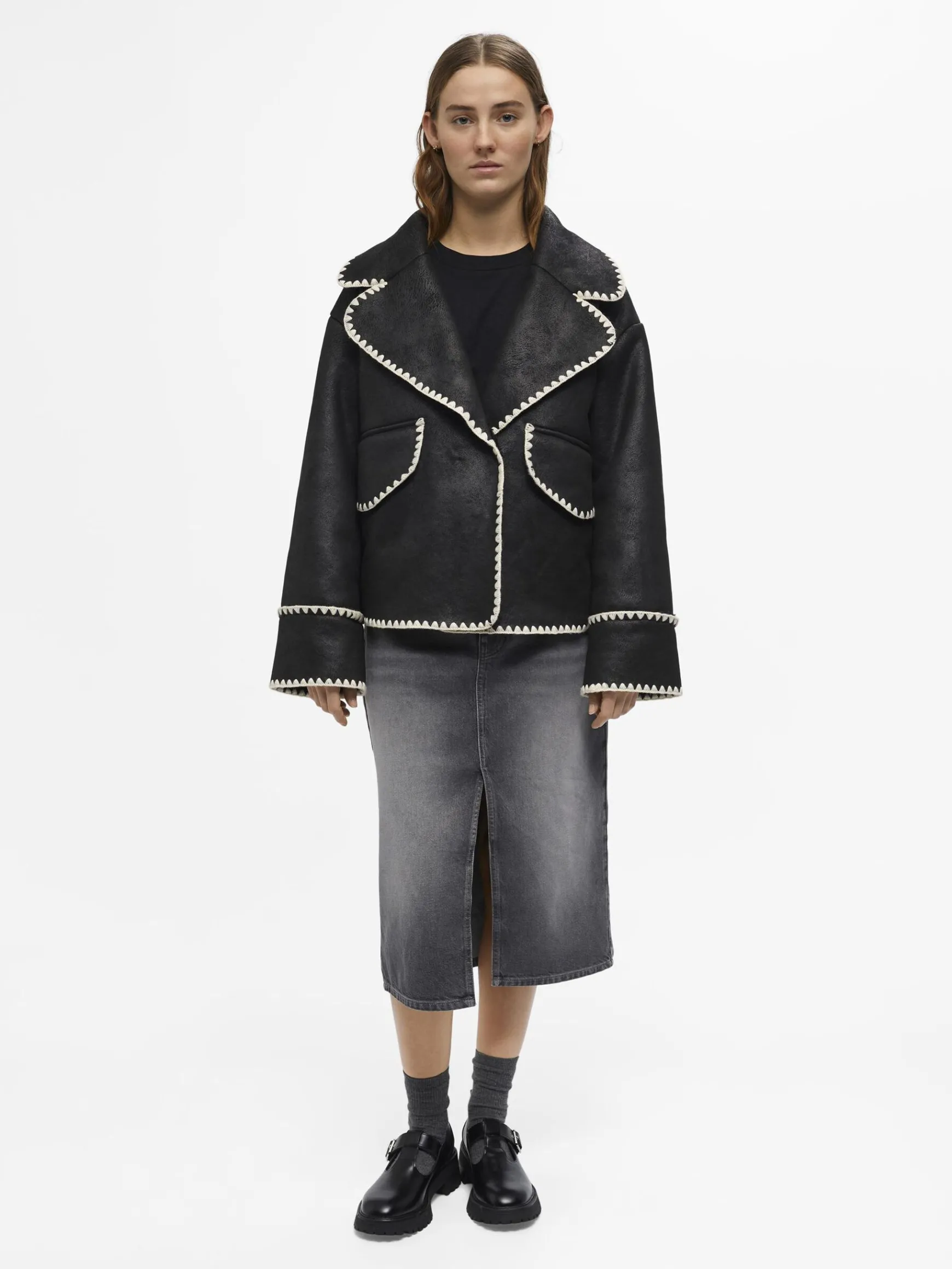 Dame OBJECT RUSKINDSLOOK JAKKE