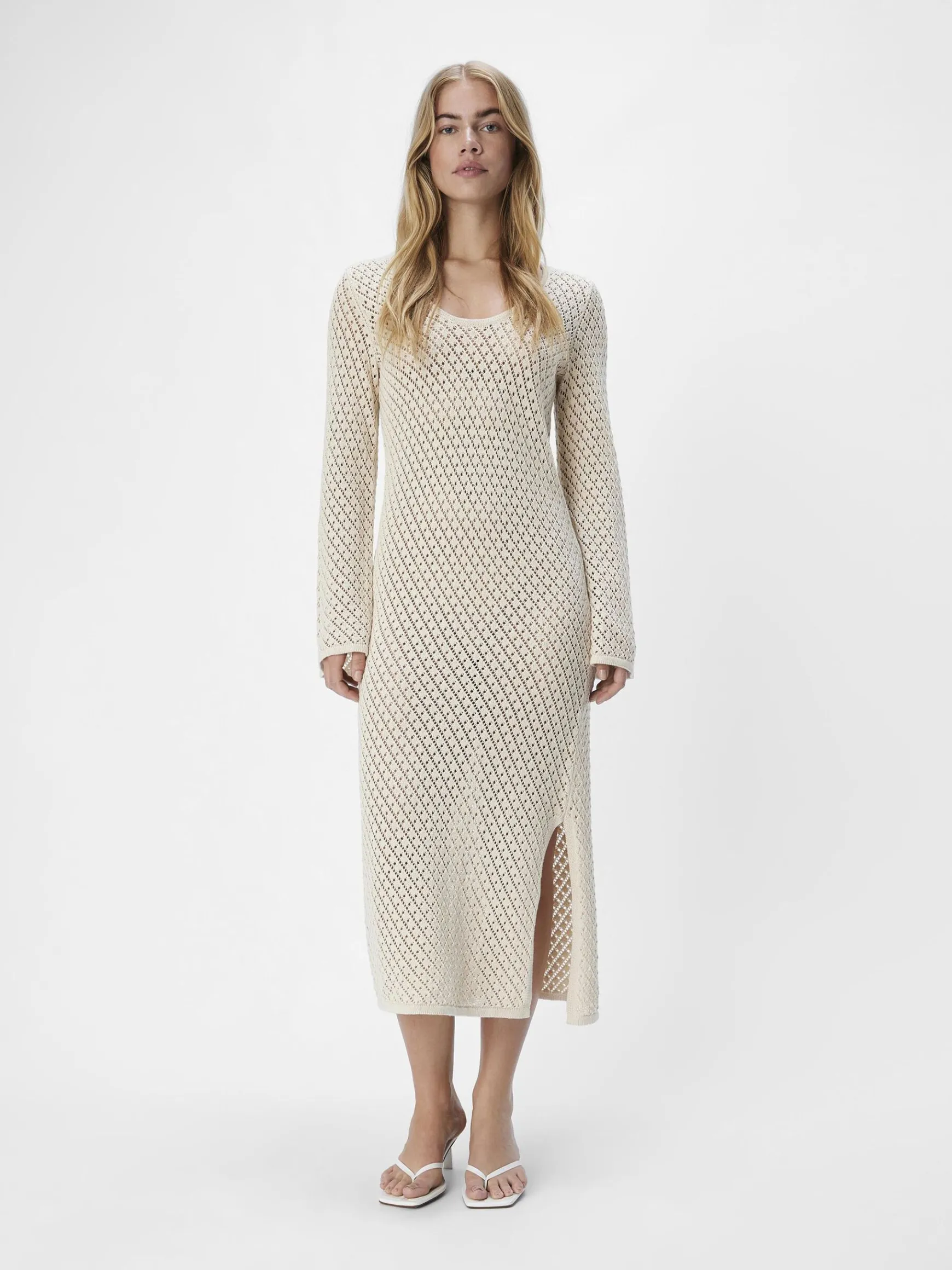 Dame OBJECT SLIM FIT STRIKKET KJOLE