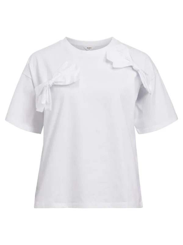 Dame OBJECT SLØJFE T-SHIRT