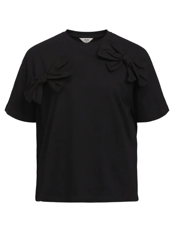 Dame OBJECT SLØJFE T-SHIRT