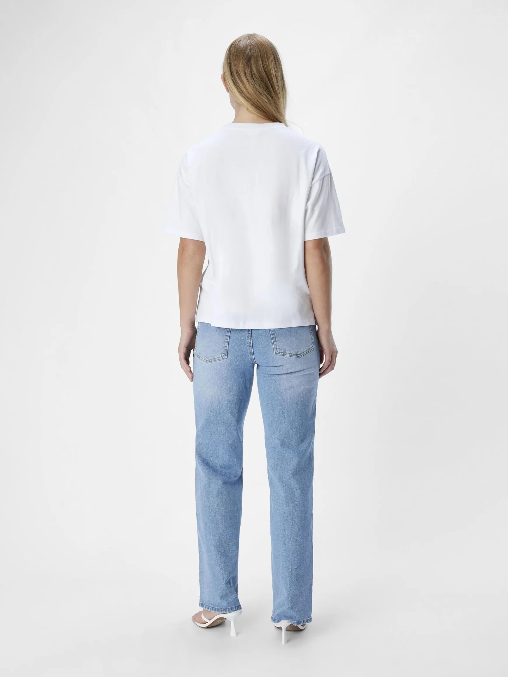 Dame OBJECT SLØJFE T-SHIRT