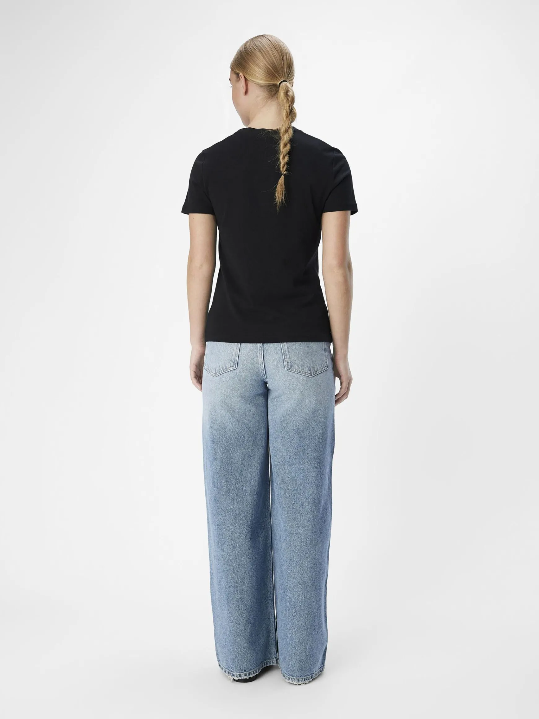 Dame OBJECT SLØJFE T-SHIRT