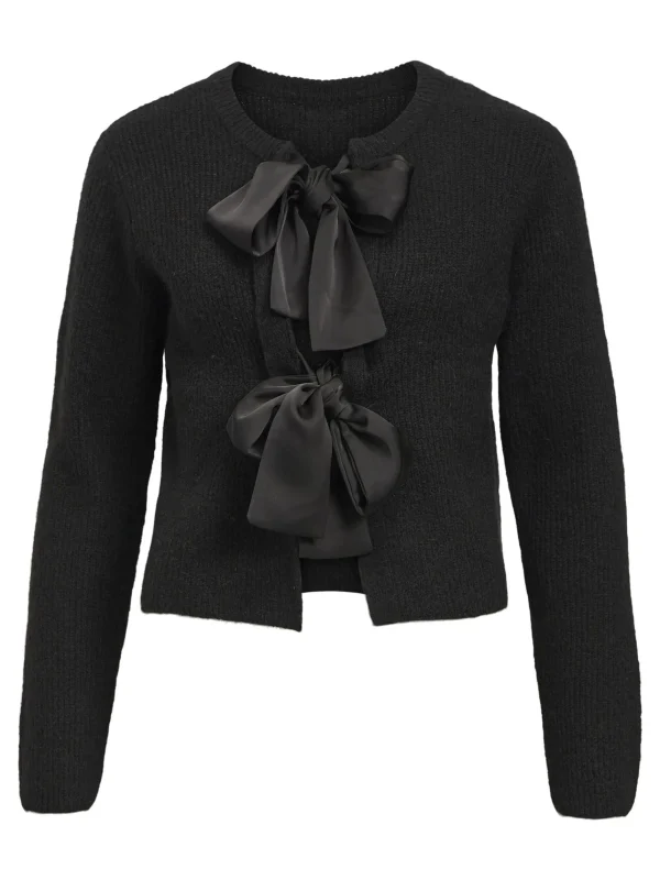 Dame OBJECT SLØJFEDETALJE CARDIGAN