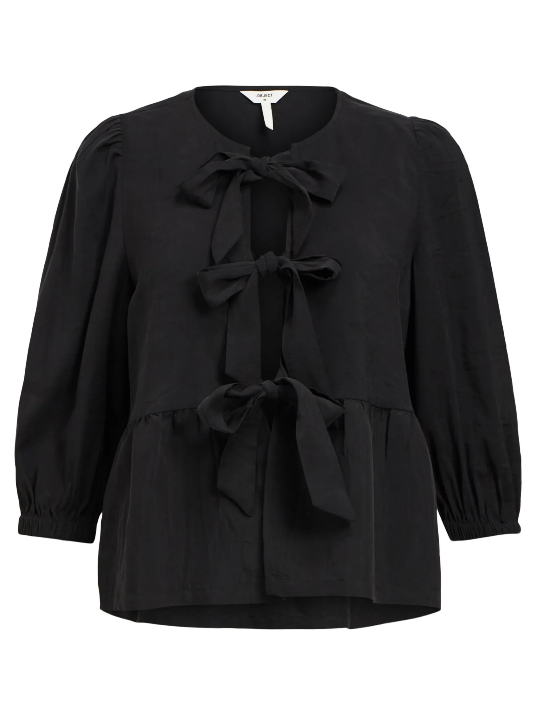 Dame OBJECT SLØJFEDETALJE TOP