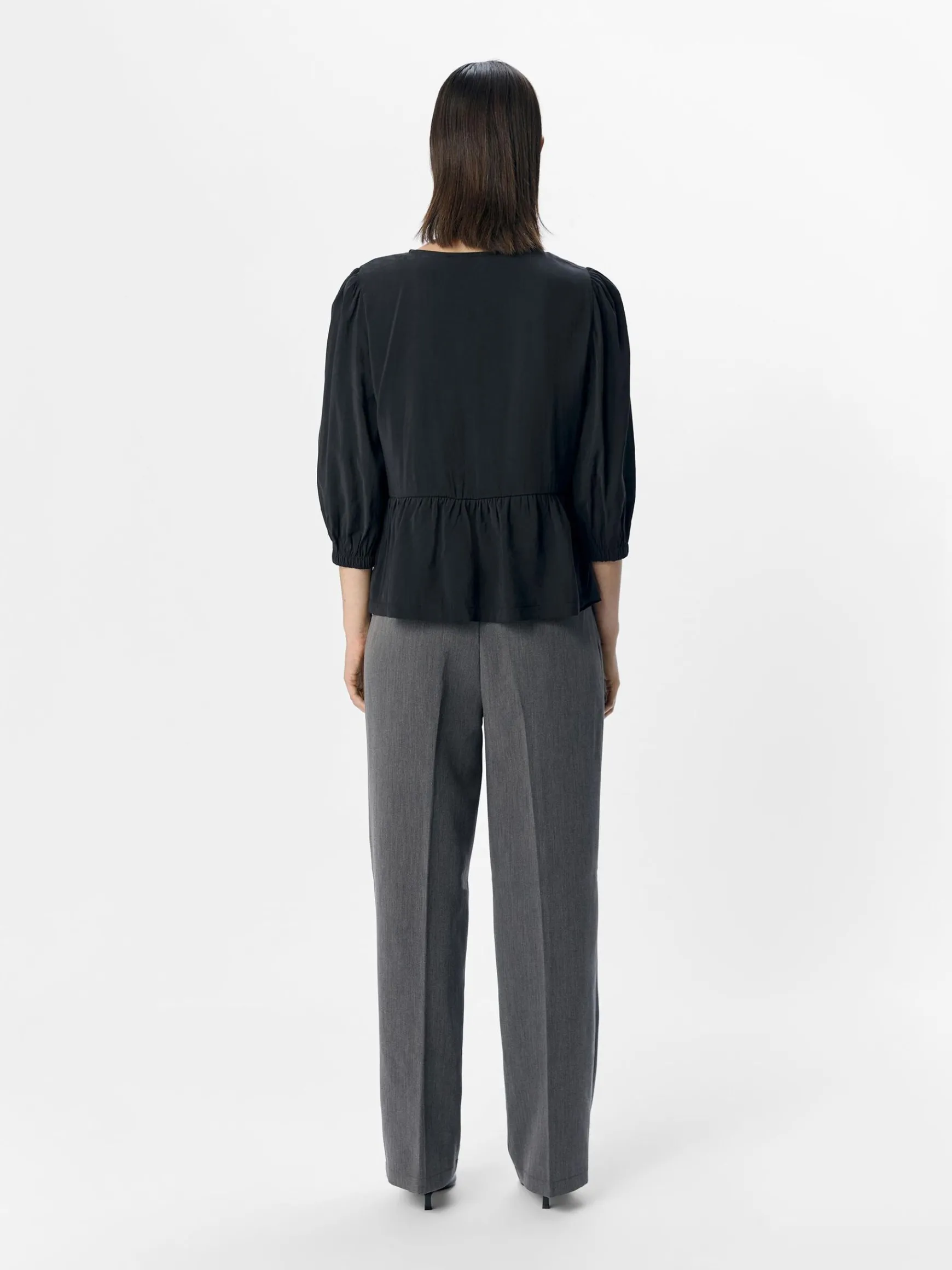 Dame OBJECT SLØJFEDETALJE TOP