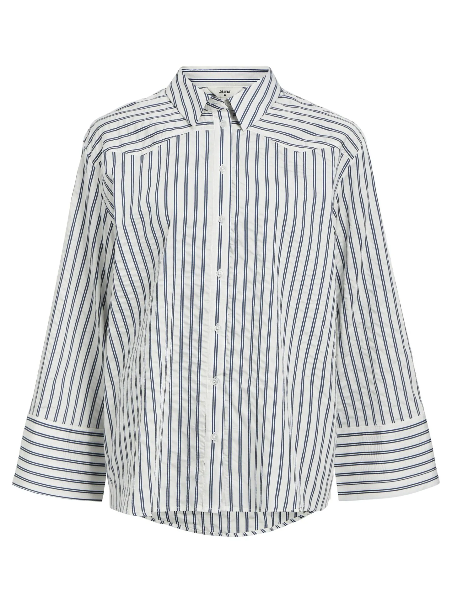 Dame OBJECT STRIBET SKJORTE