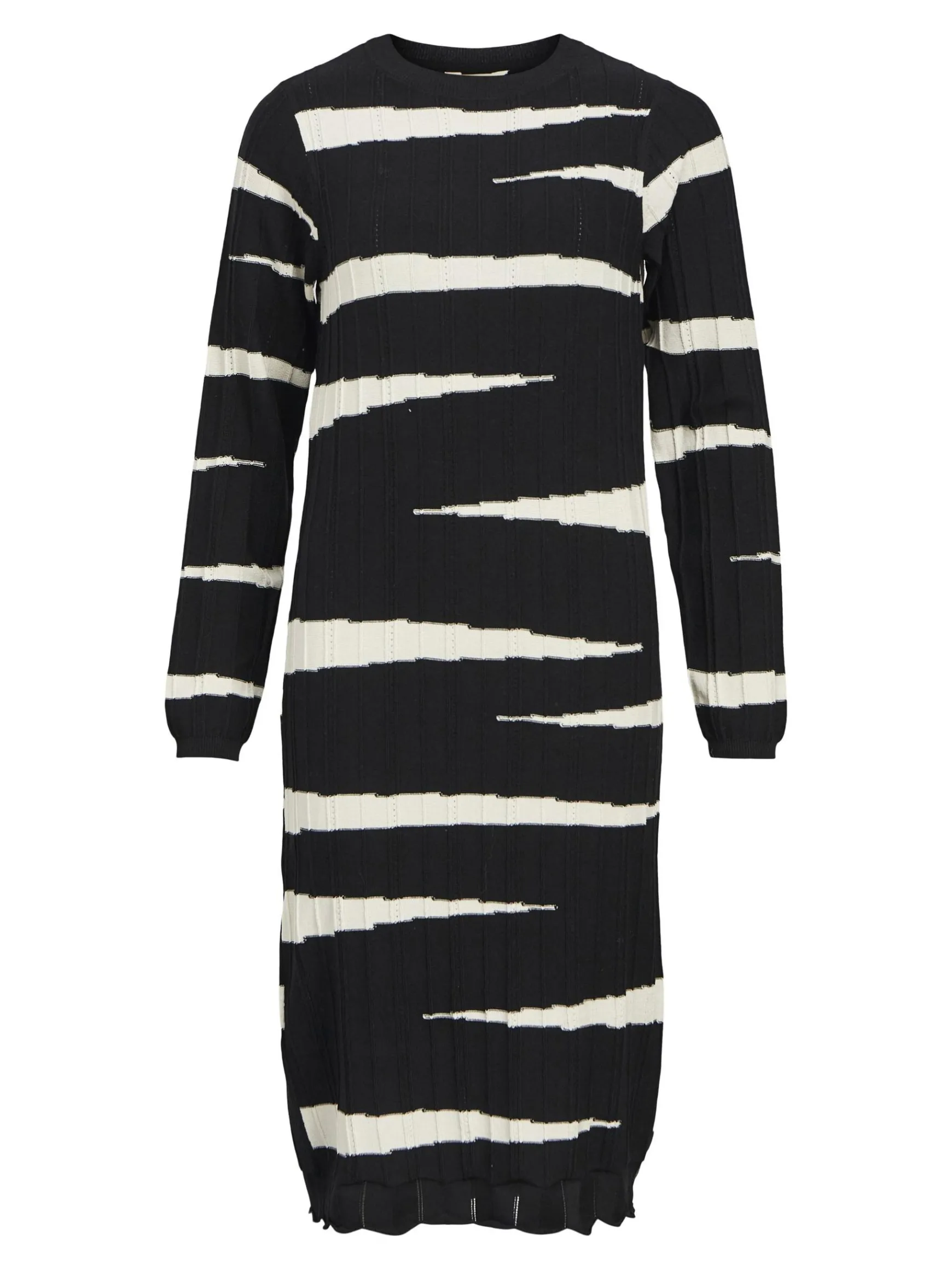 Dame OBJECT STRIBET STRIKKET KJOLE