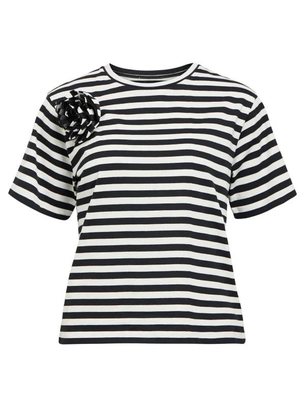 Dame OBJECT STRIBET T-SHIRT