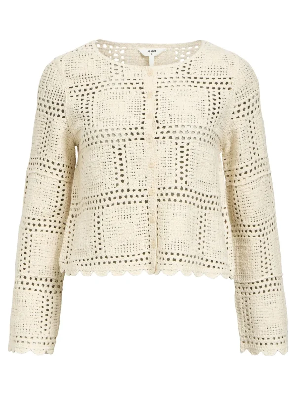 Dame OBJECT STRIKKET CARDIGAN