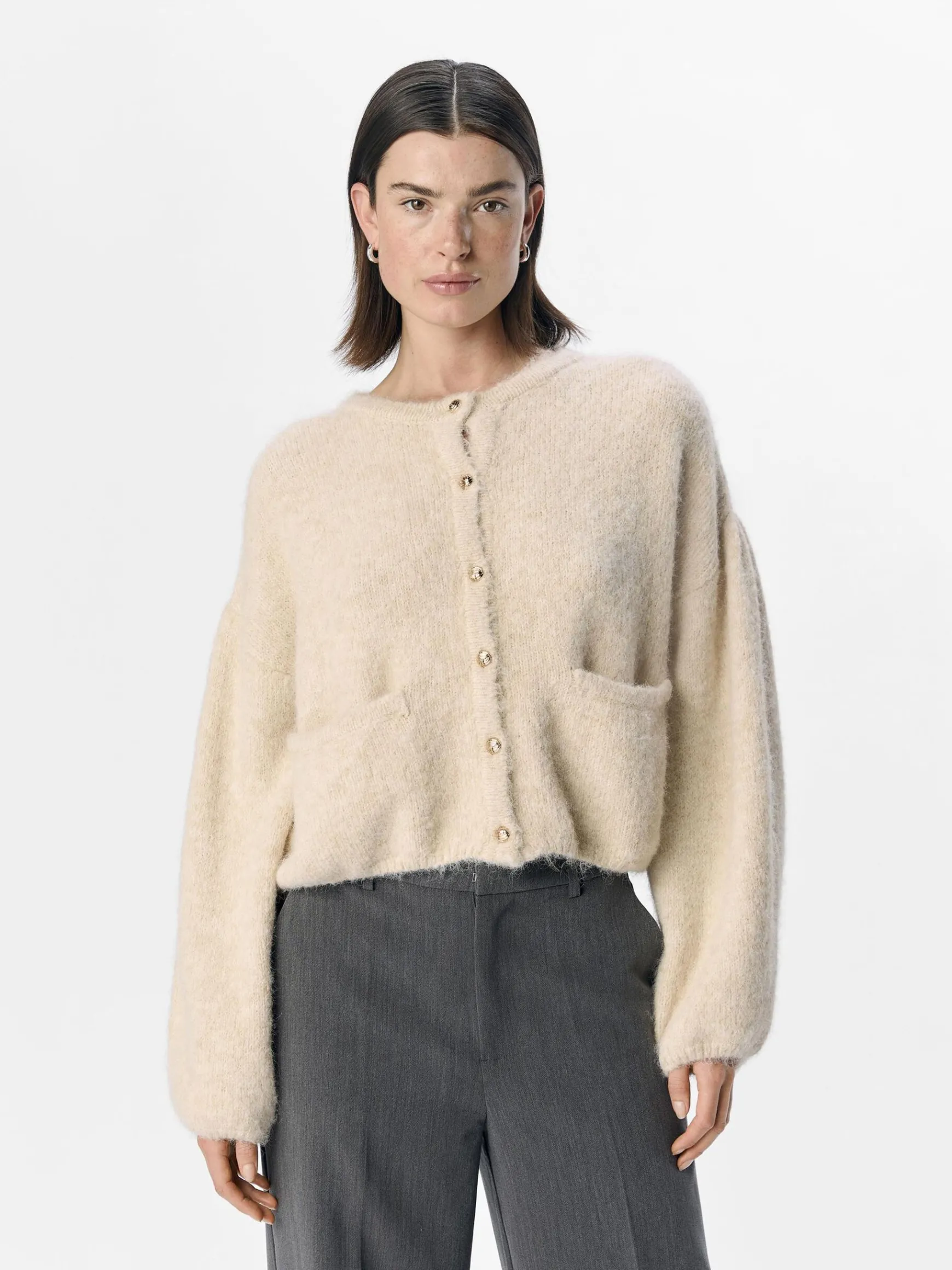 Dame OBJECT STRIKKET CARDIGAN