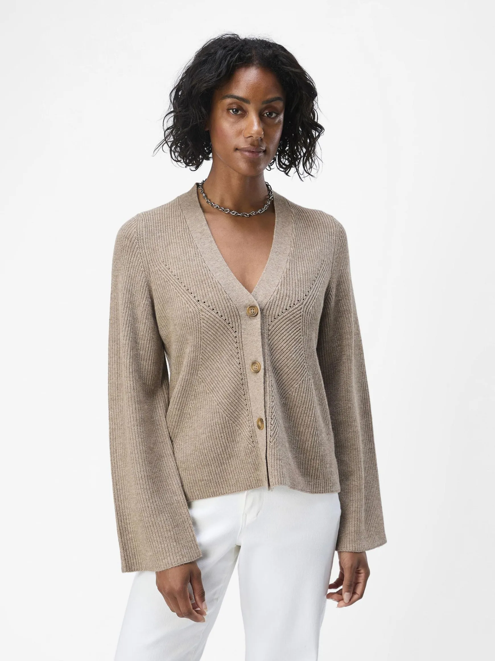 Dame OBJECT STRIKKET CARDIGAN