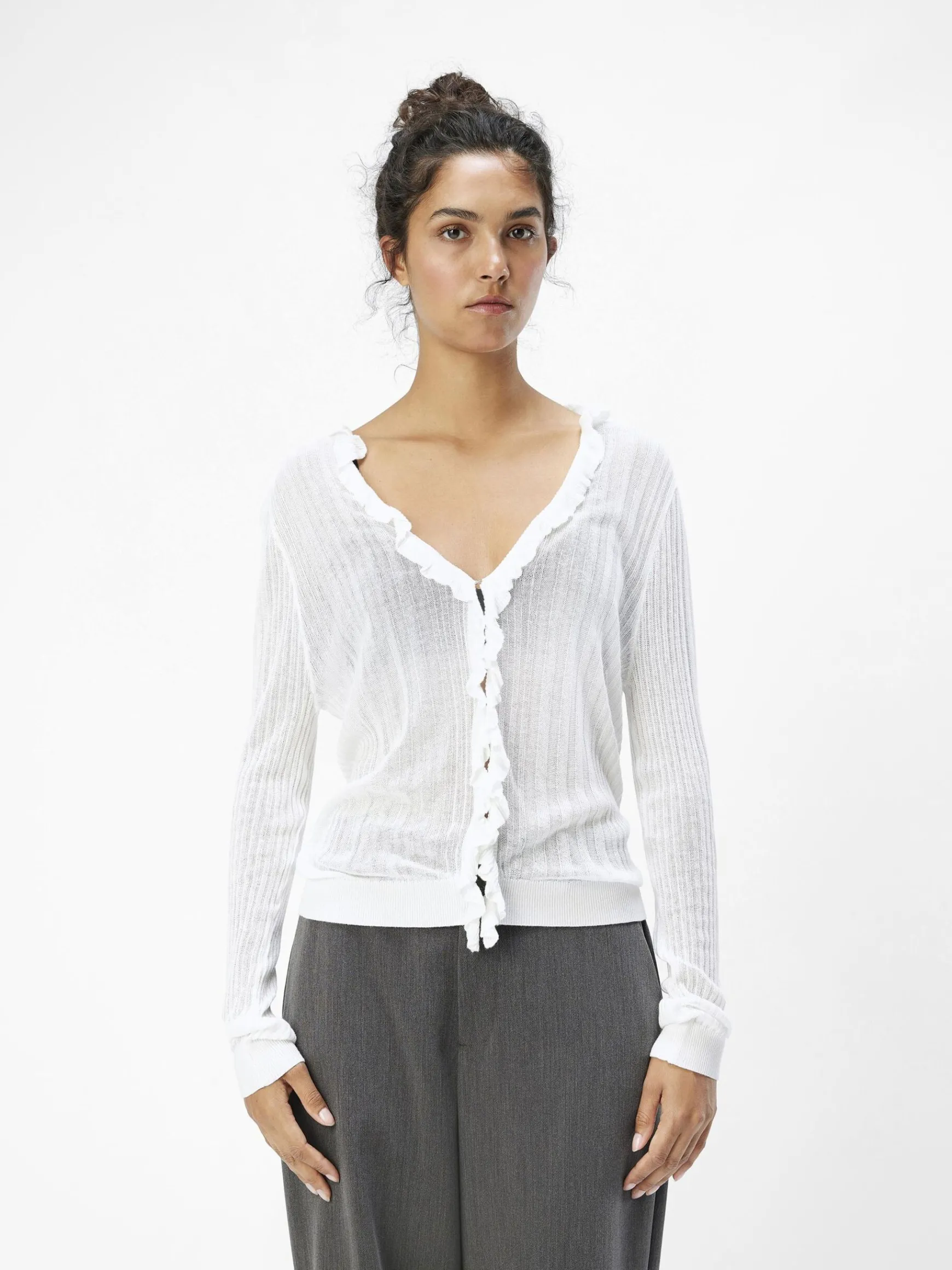 Dame OBJECT STRIKKET CARDIGAN