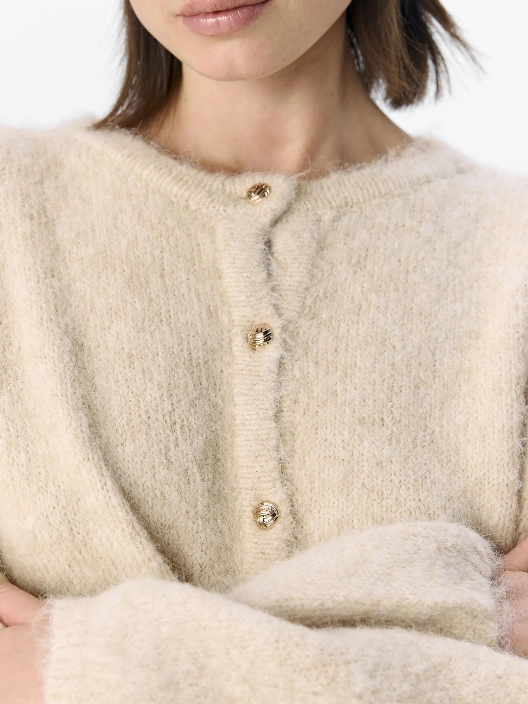 Dame OBJECT STRIKKET CARDIGAN