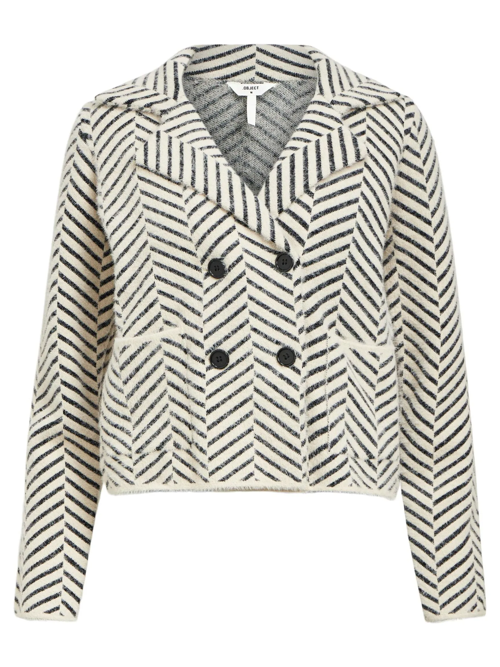 Dame OBJECT STRIKKET JAKKE