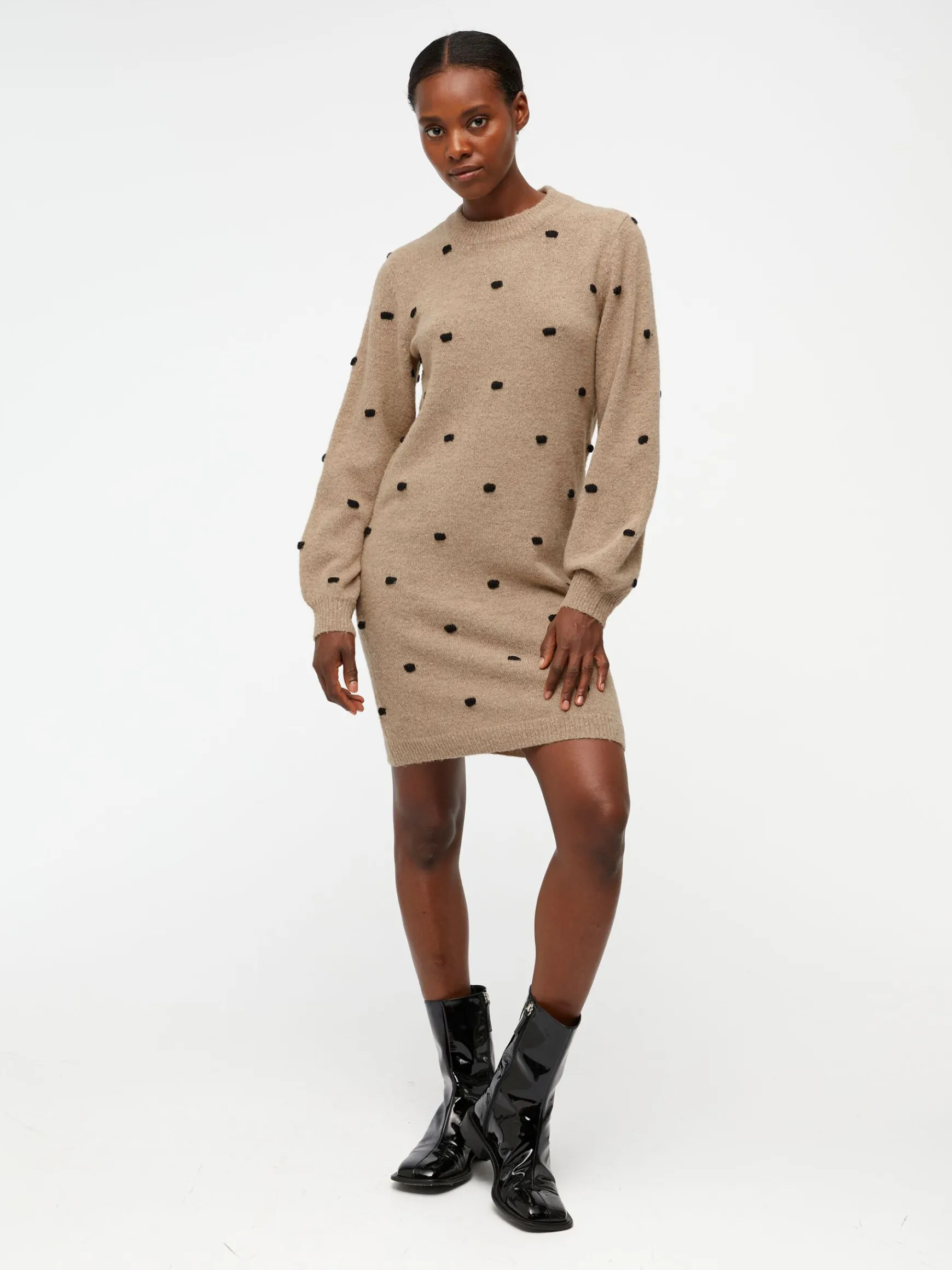 Dame OBJECT STRIKKET KJOLE