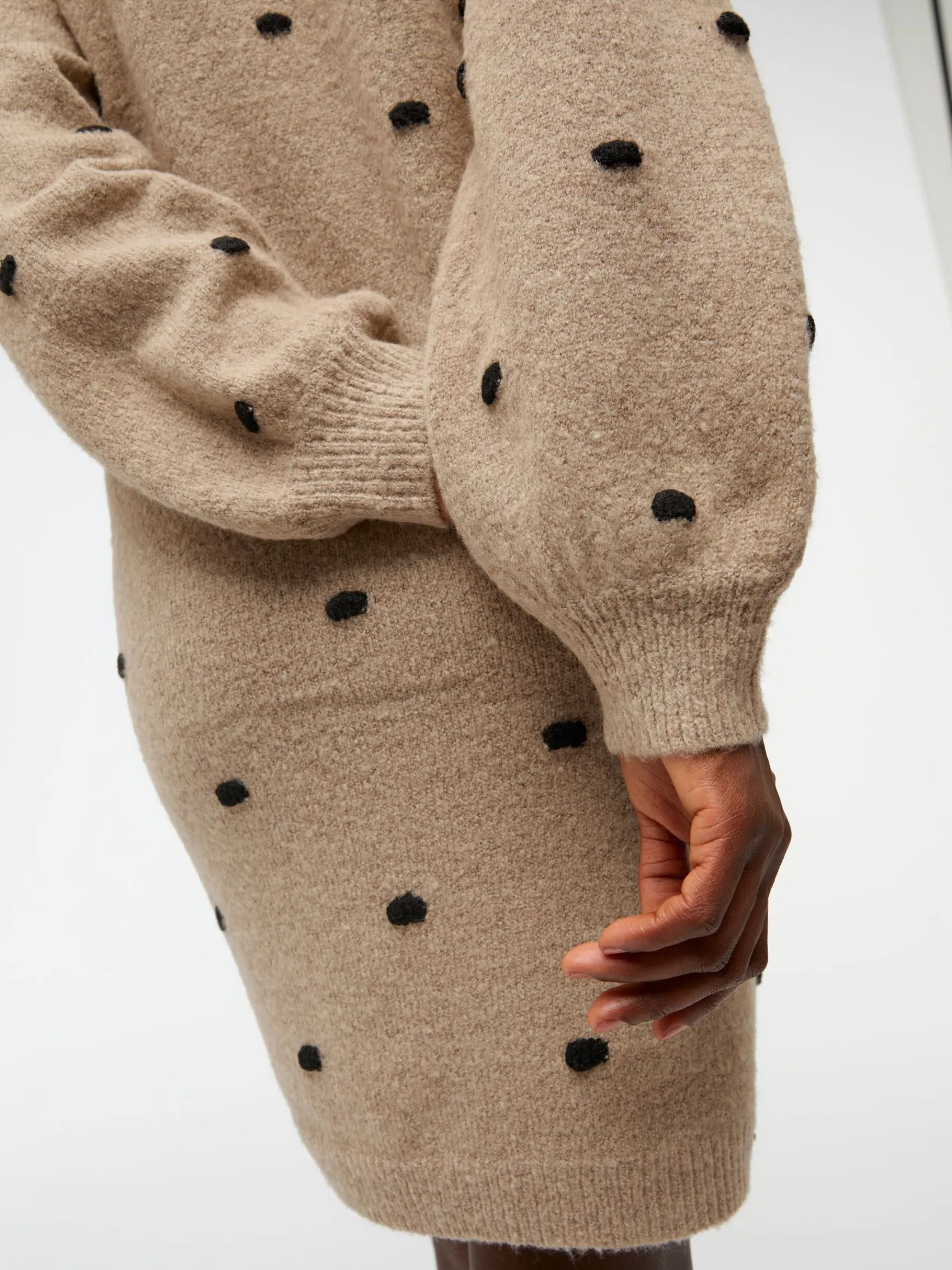 Dame OBJECT STRIKKET KJOLE