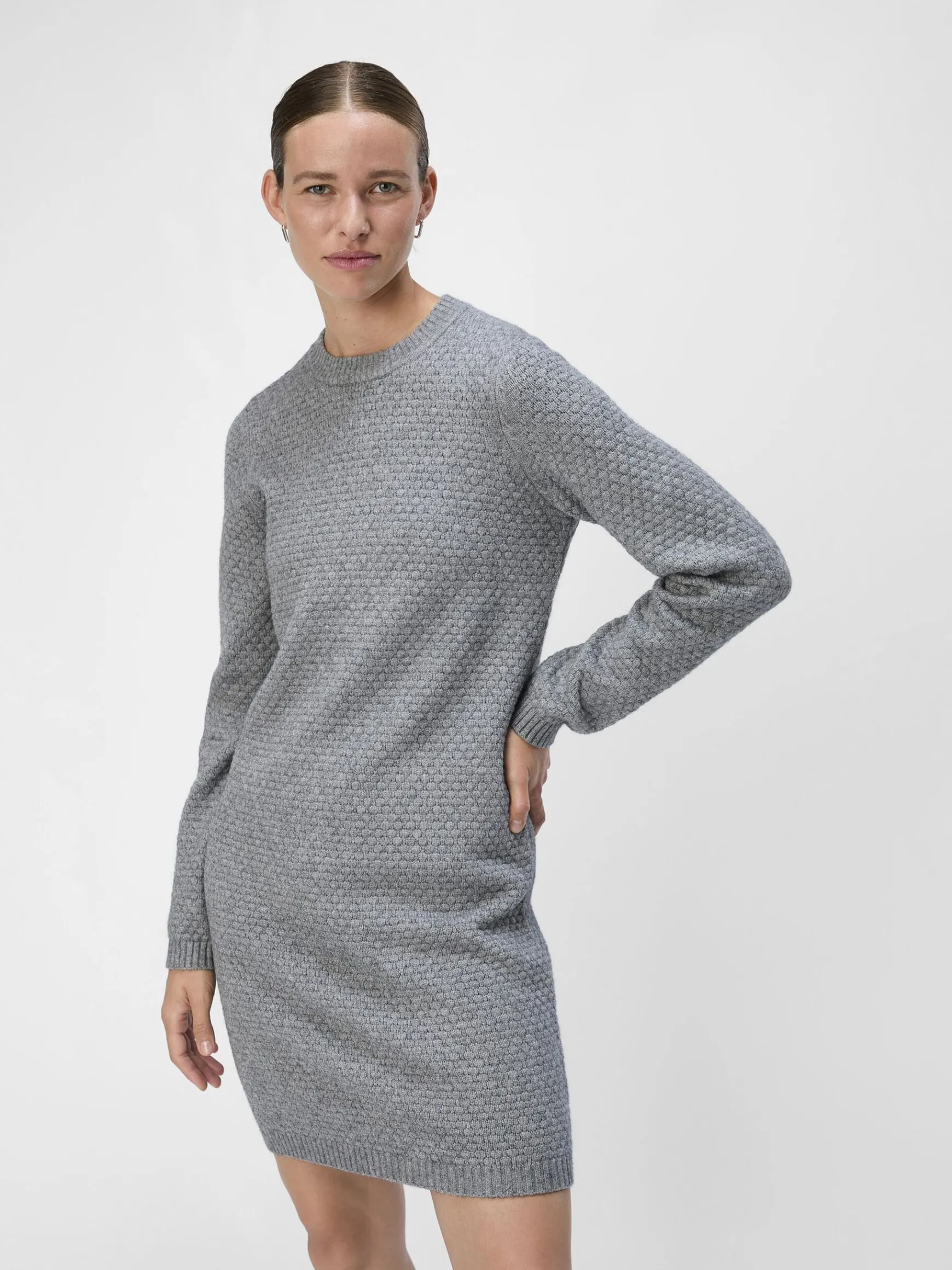 Dame OBJECT STRIKKET KORT KJOLE