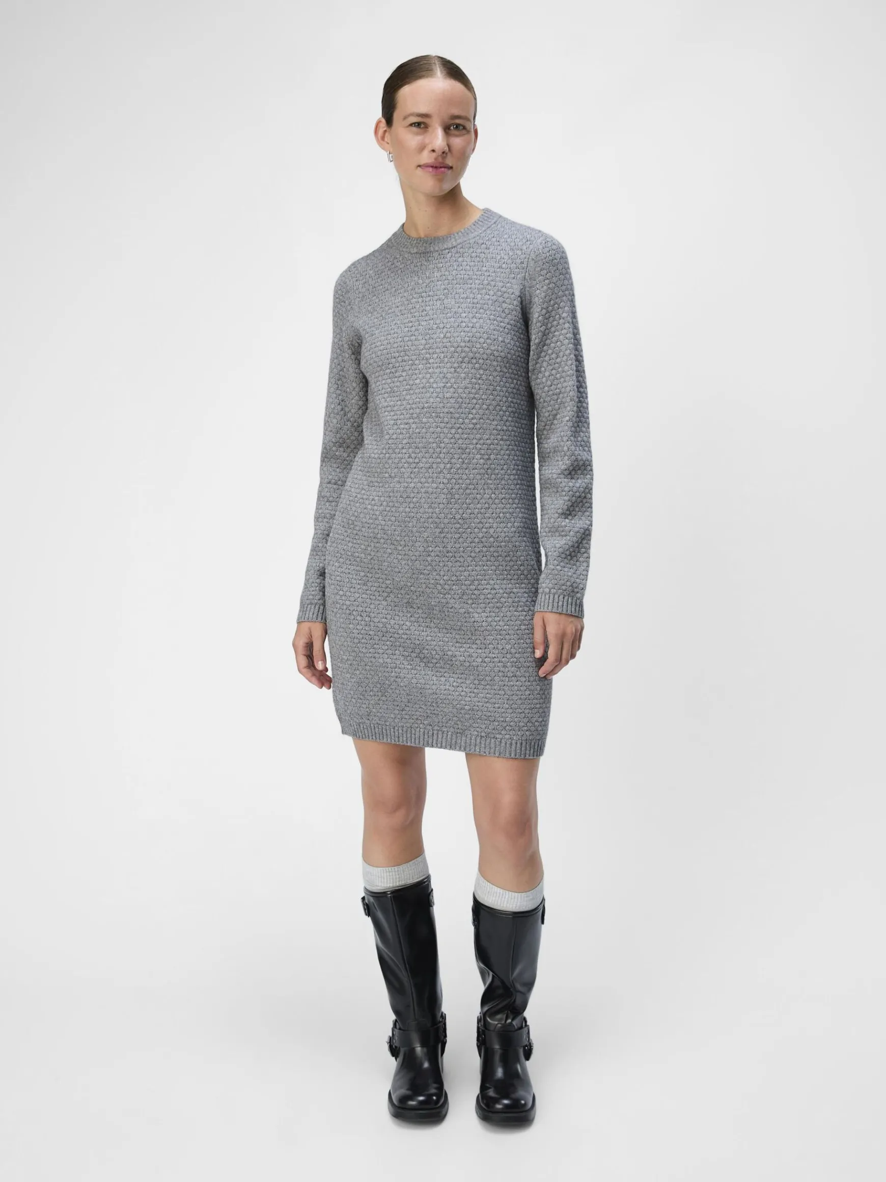 Dame OBJECT STRIKKET KORT KJOLE