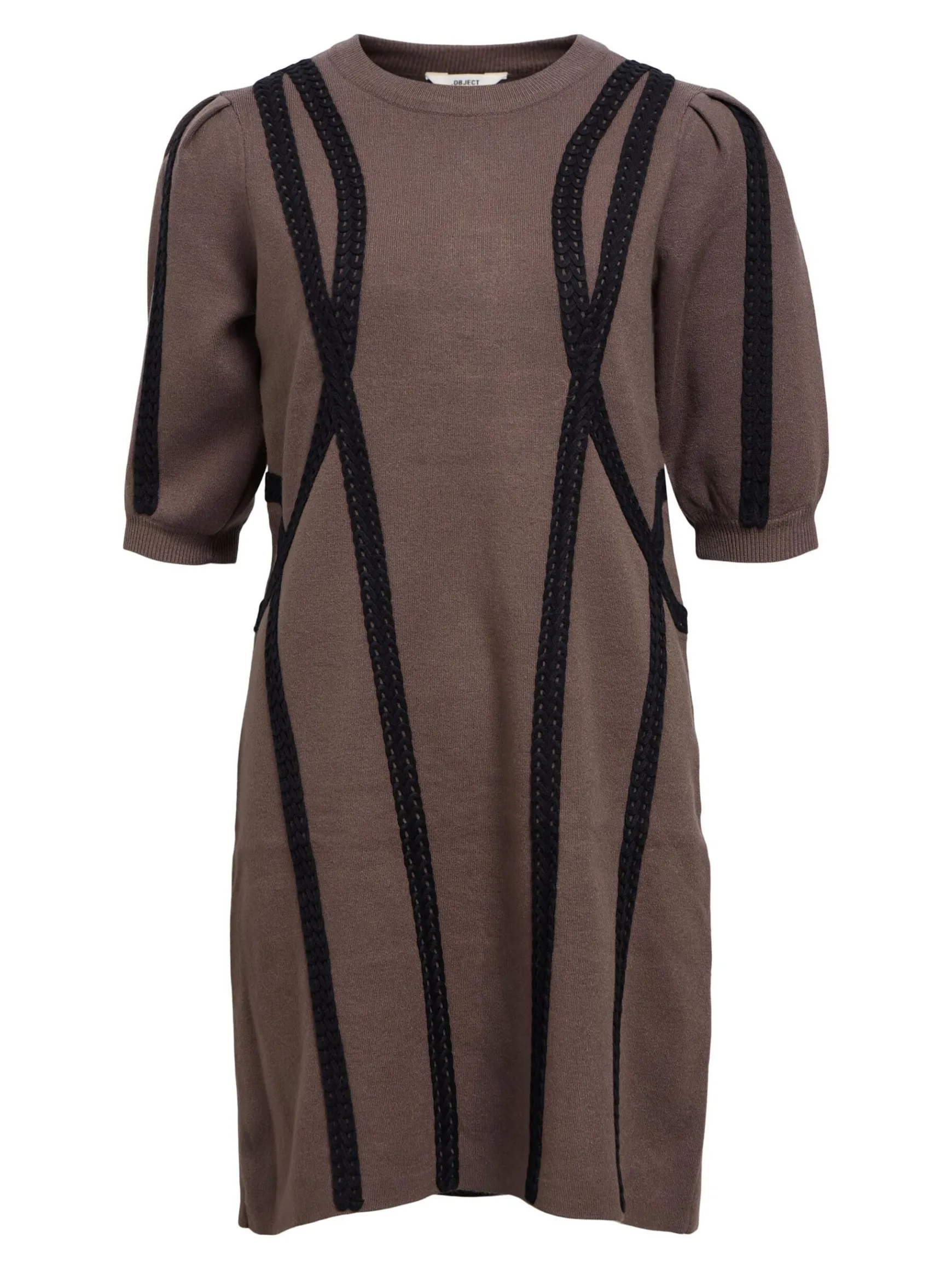 Dame OBJECT STRIKKET MIDIKJOLE