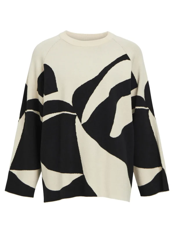 Dame OBJECT STRIKKET PULLOVER