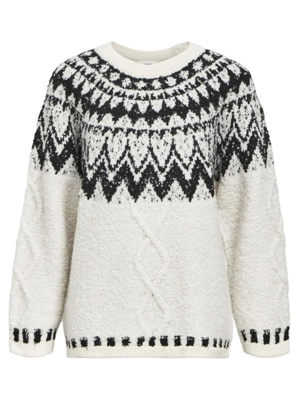 Dame OBJECT STRIKKET PULLOVER