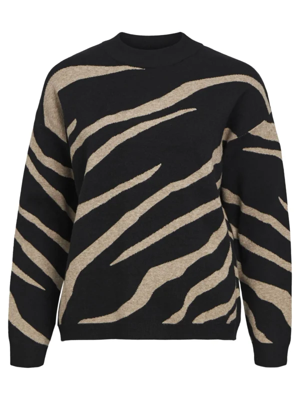 Dame OBJECT STRIKKET PULLOVER