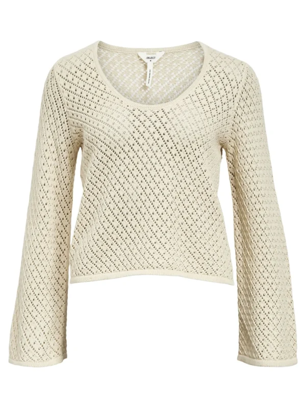 Dame OBJECT STRIKKET PULLOVER