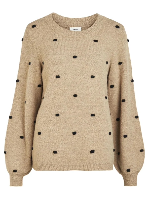 Dame OBJECT STRIKKET PULLOVER