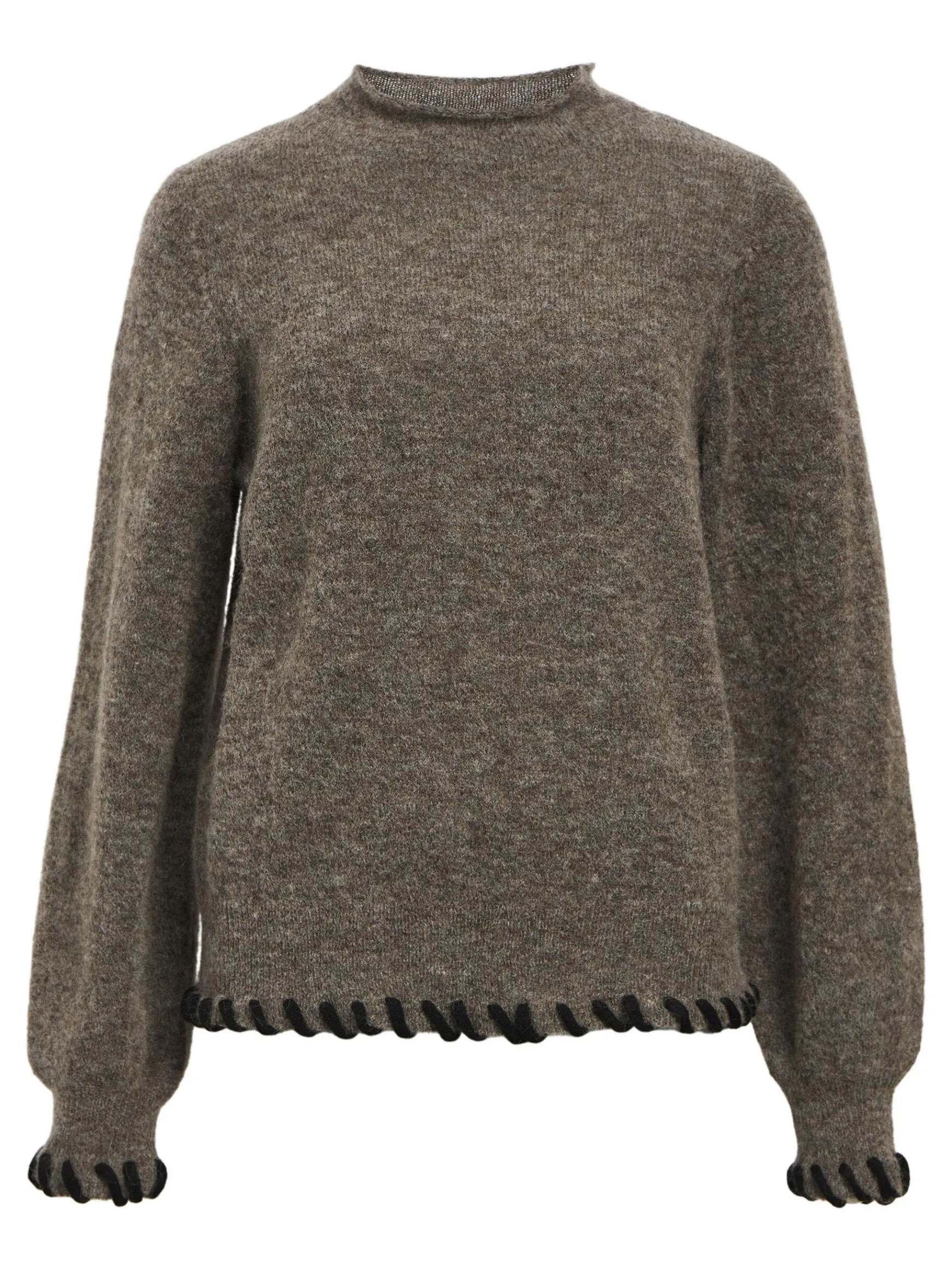 Dame OBJECT STRIKKET PULLOVER