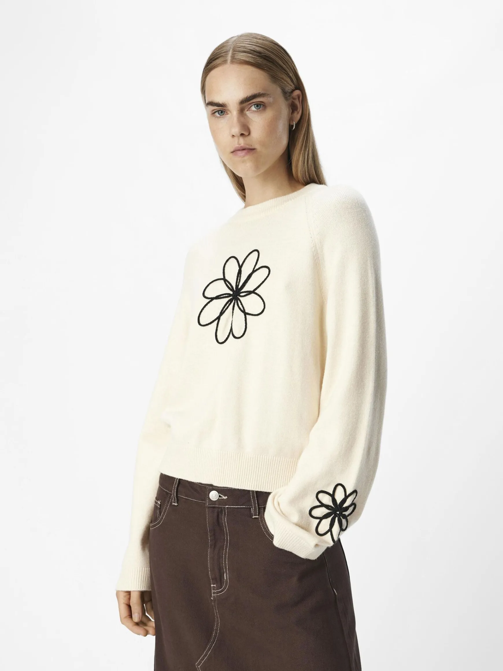 Dame OBJECT STRIKKET PULLOVER