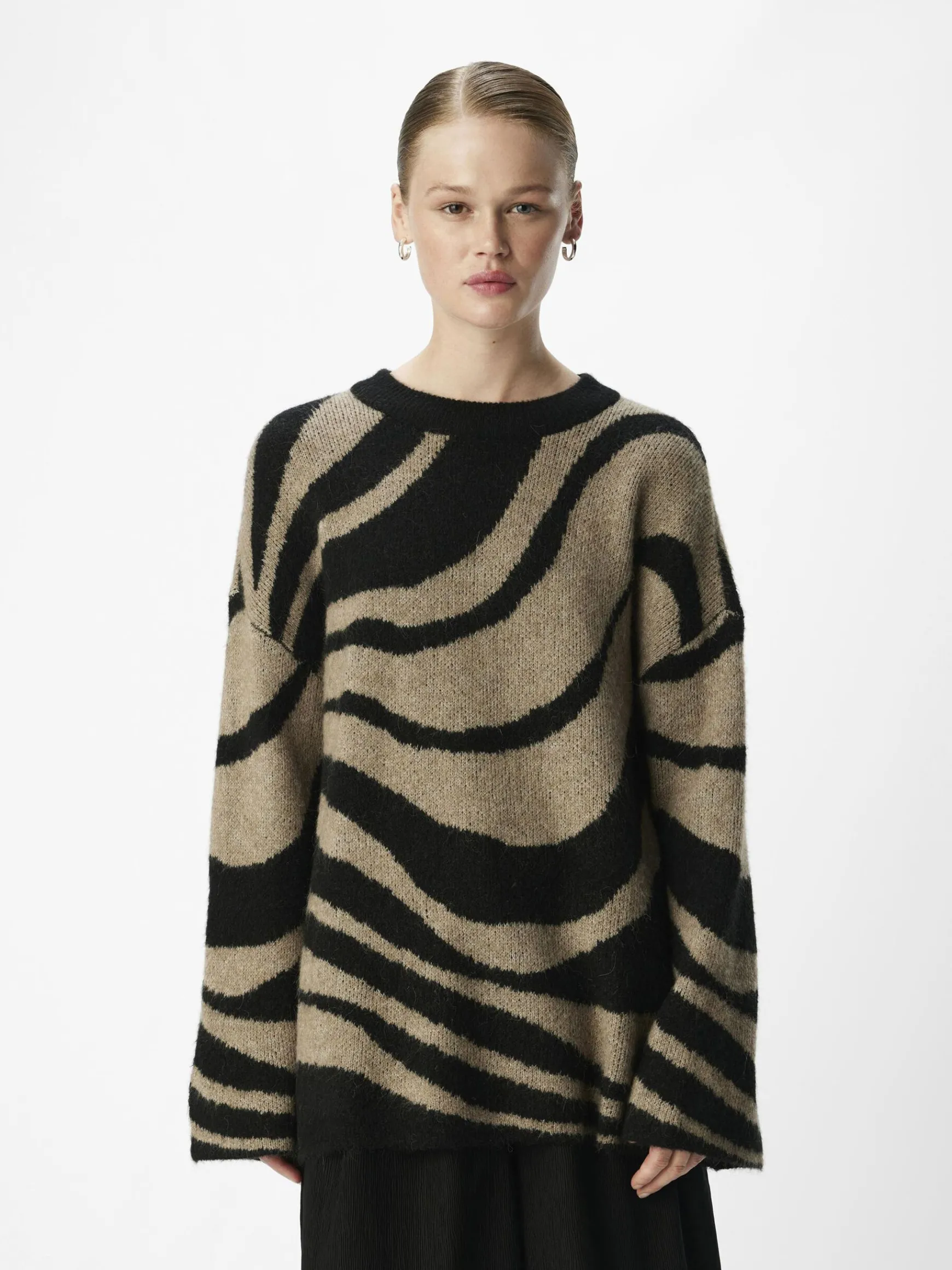 Dame OBJECT STRIKKET PULLOVER
