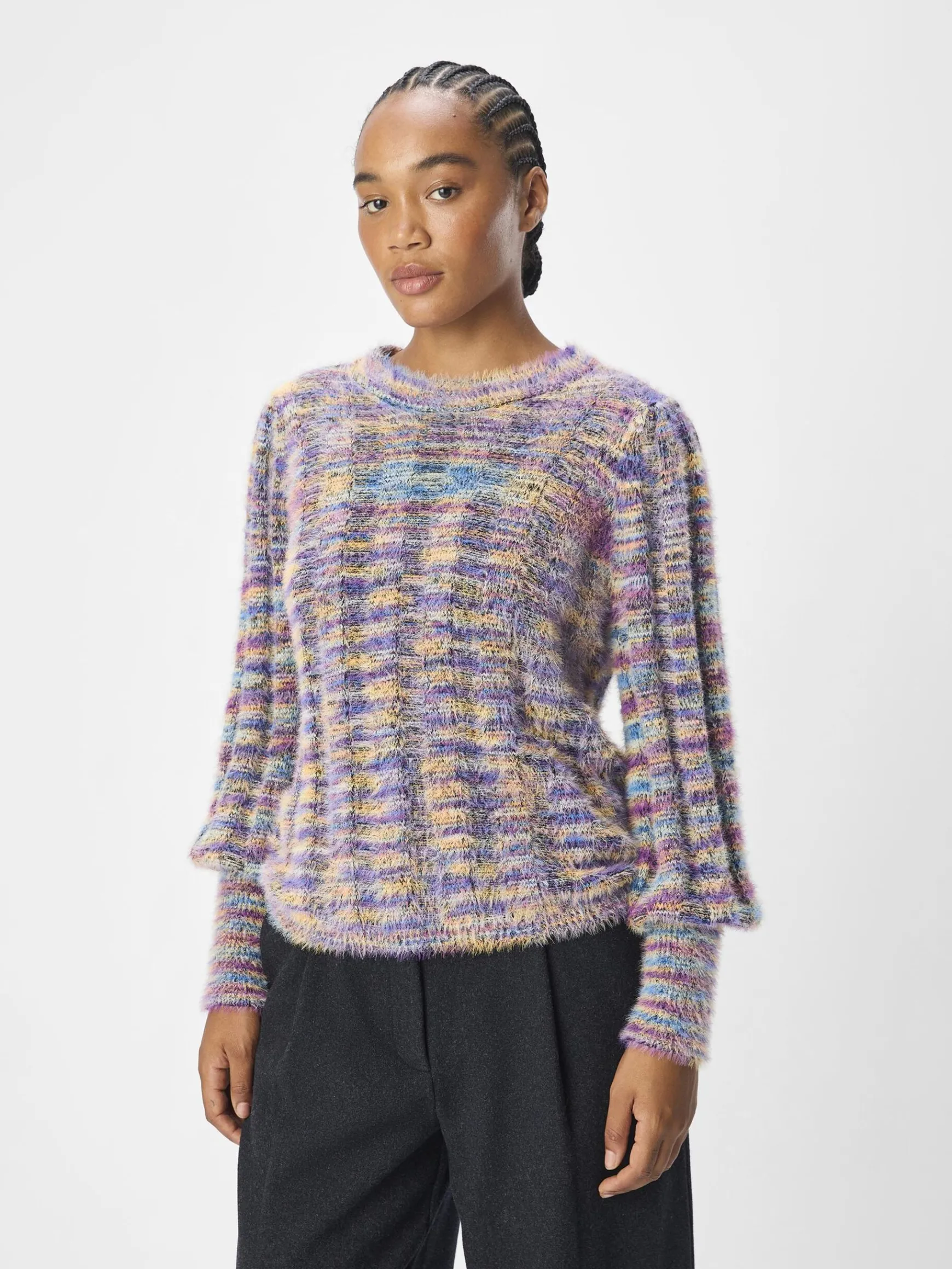 Dame OBJECT STRIKKET PULLOVER