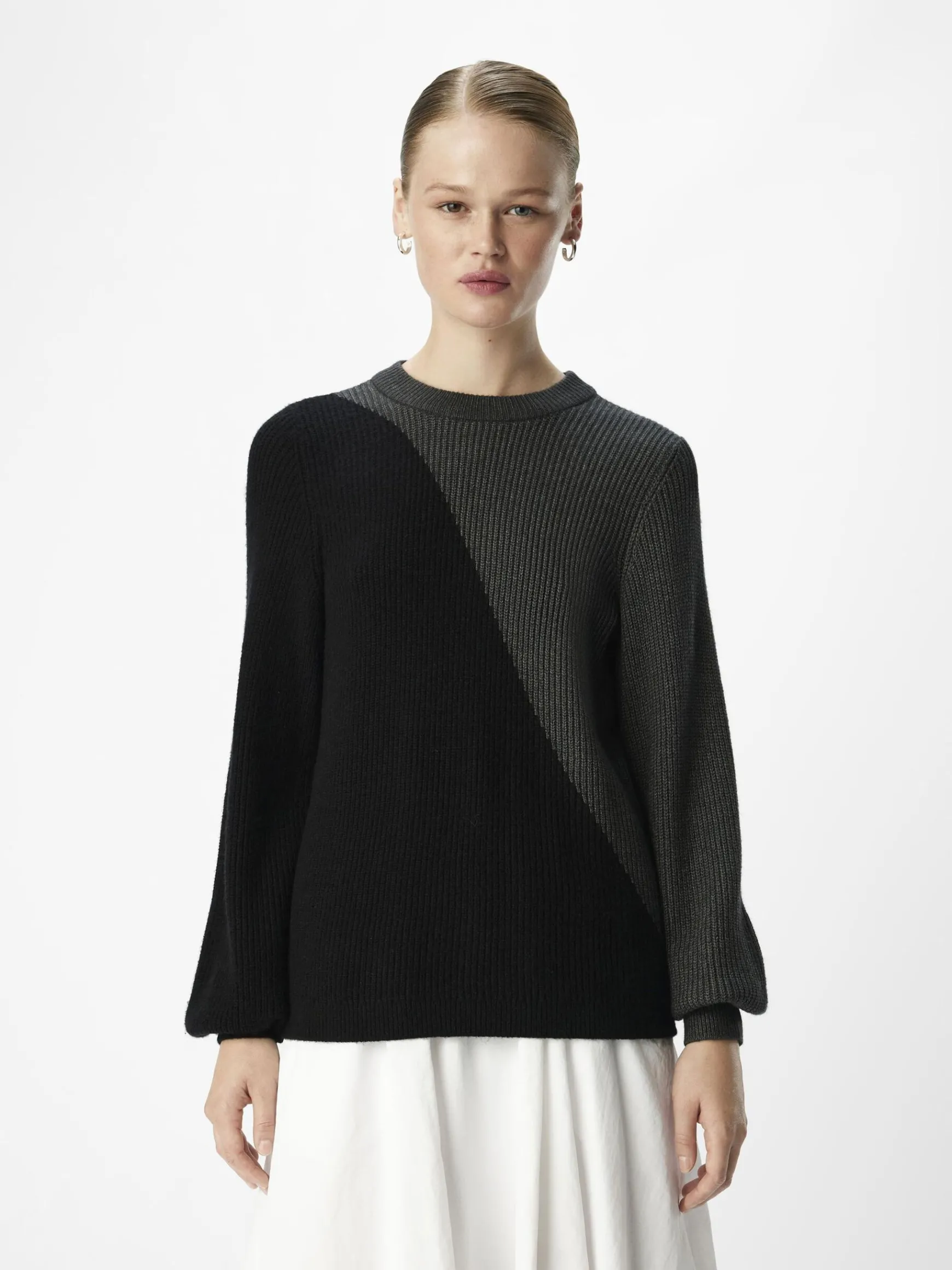 Dame OBJECT STRIKKET PULLOVER