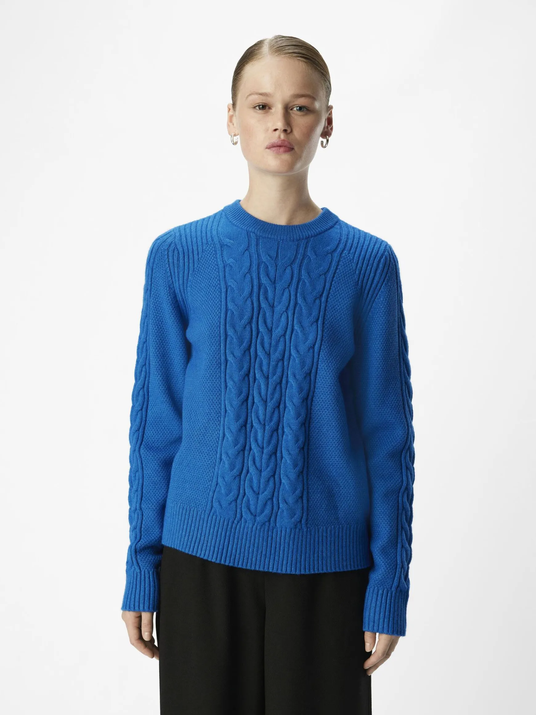 Dame OBJECT STRIKKET PULLOVER
