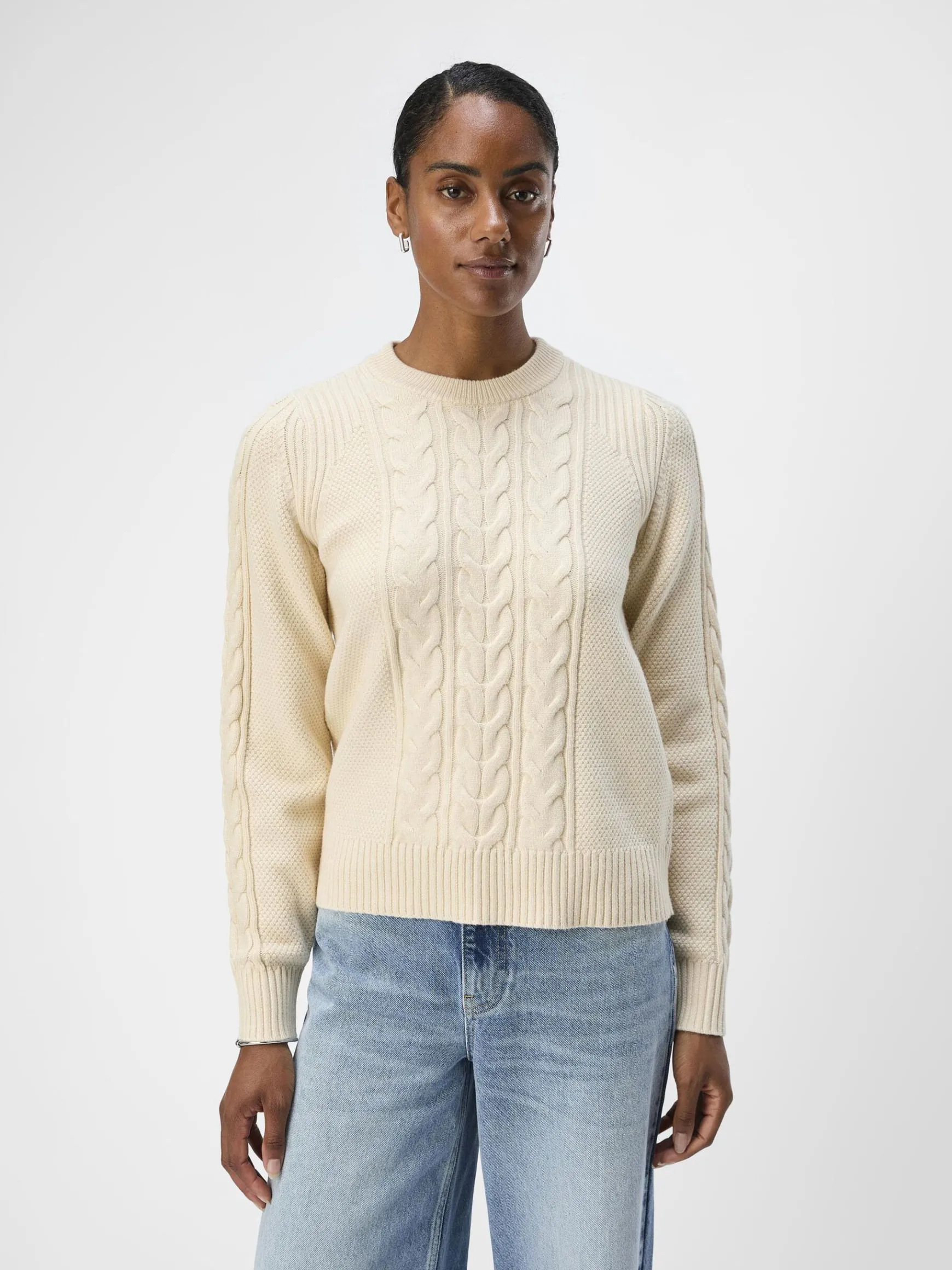 Dame OBJECT STRIKKET PULLOVER
