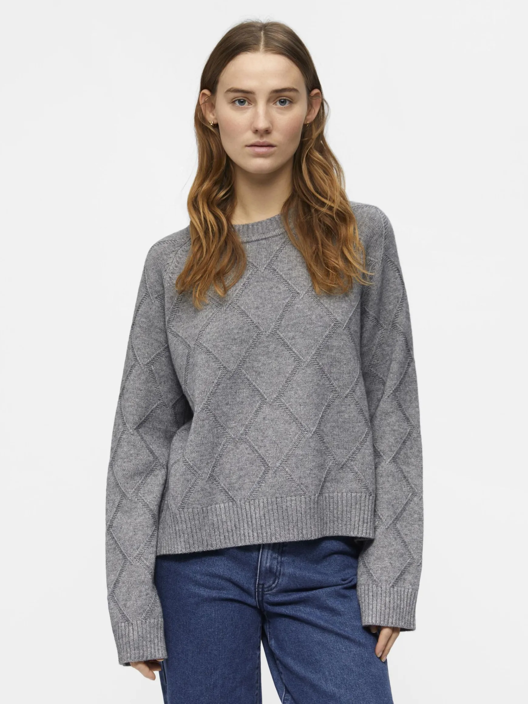 Dame OBJECT STRIKKET PULLOVER