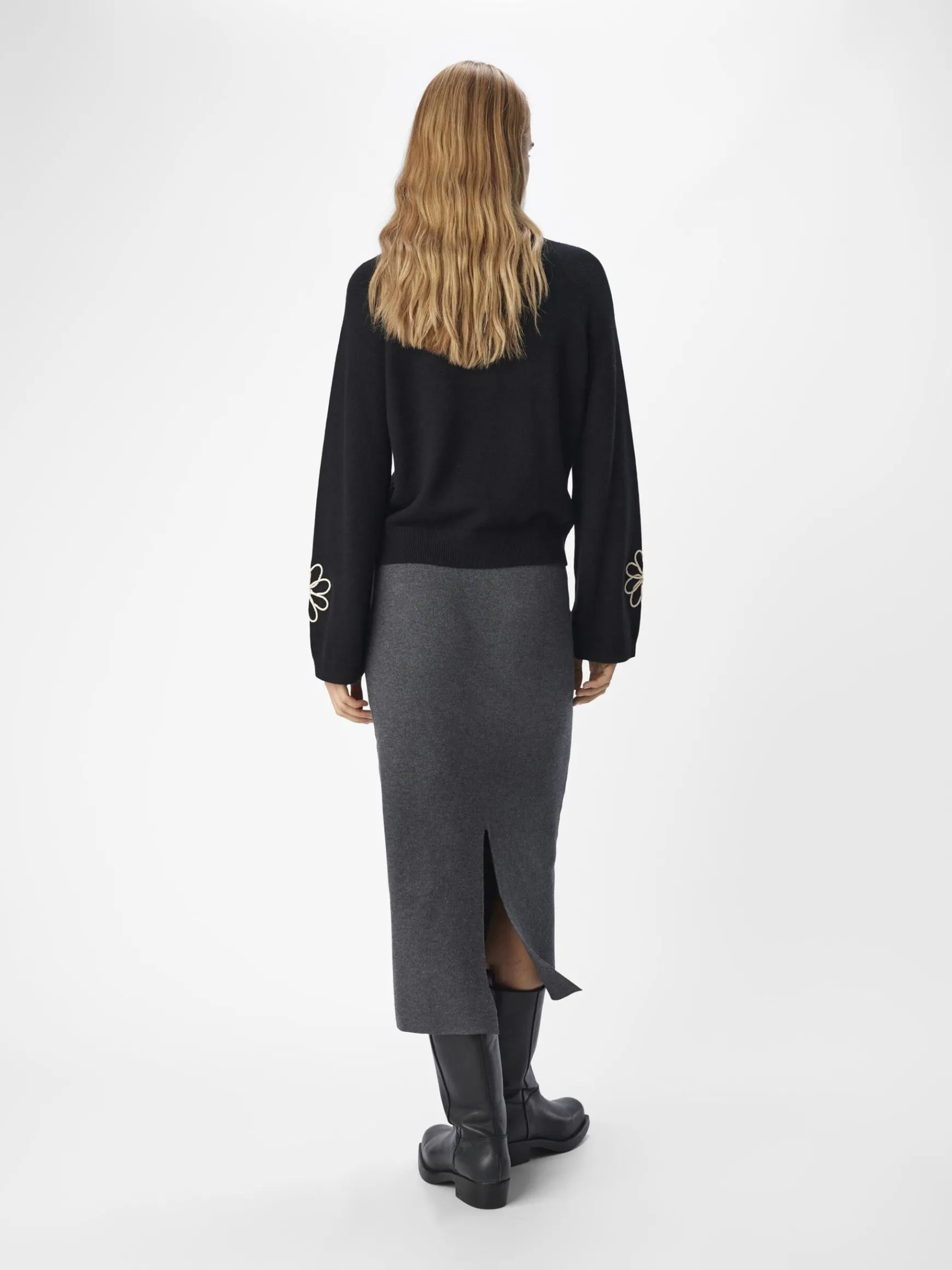 Dame OBJECT STRIKKET PULLOVER